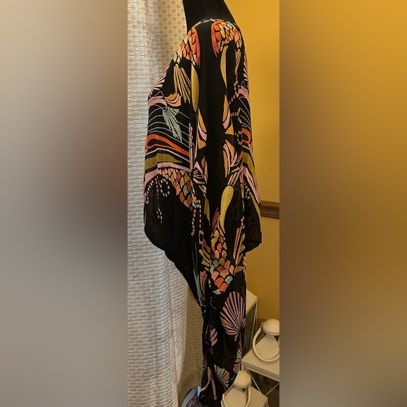 Free People “Beneath the Sea” Batman Wing Top Blouse - Picture 7 of 16